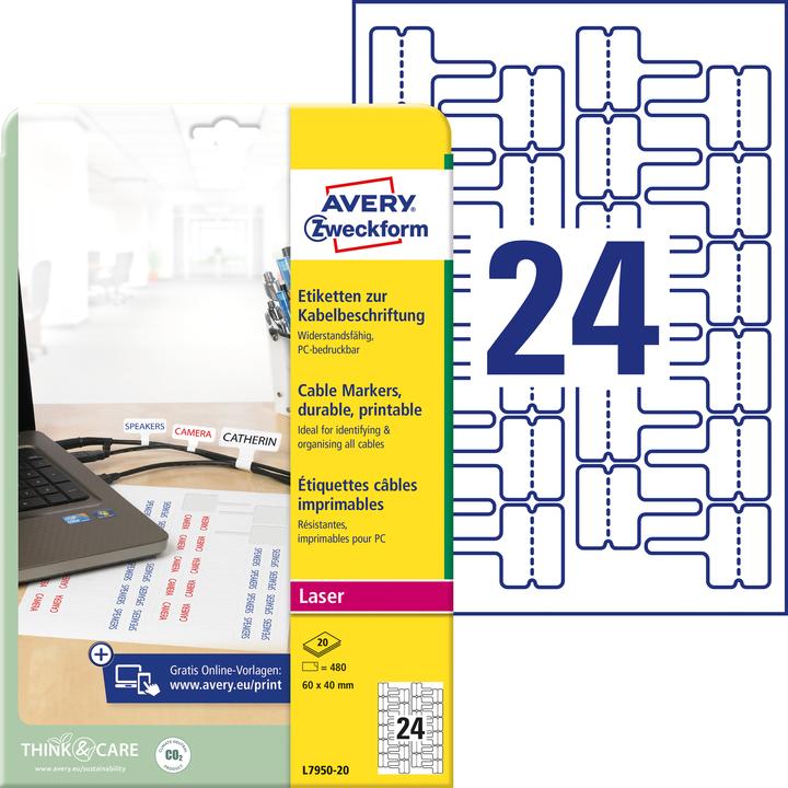 Produktbild Avery Kabel-Etiketten