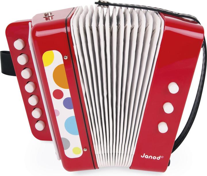 Produktbild Janod Confetti Akkordeon (Deutsch, Spanisch, Französisch, Niederländisch, Italienisch, Englisch)