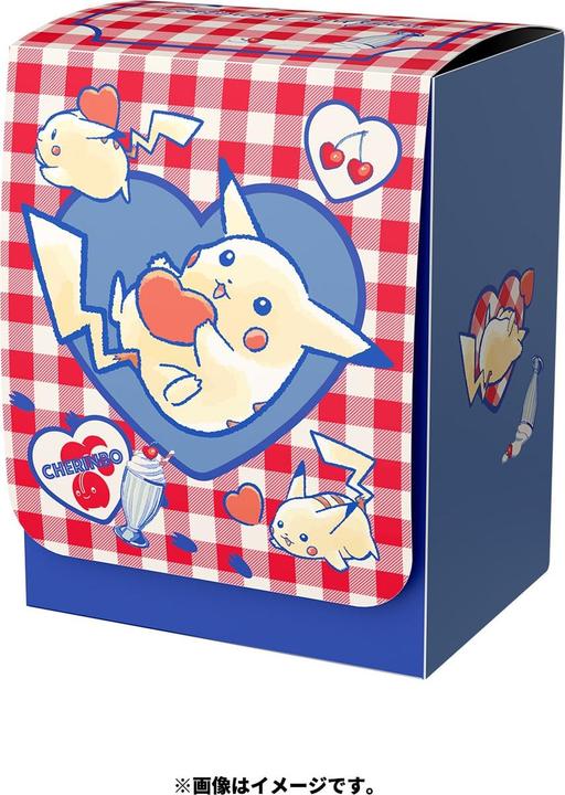 Actual product image Pokémon Centre Trainers Pikachu And Heart Deck Box