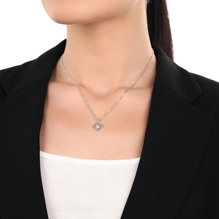 Immagine prodotto Amor Ciondolo Cupido da donna, argento 925, zirconi sintetici. | Cuore (Argento 925)
