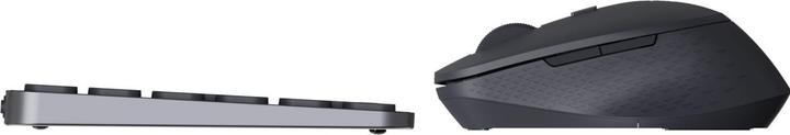 Actual product image Rapoo Wireless multi-mode desk set 9810M, QWERTZ, dark grey (00228039) (DE, Wireless)