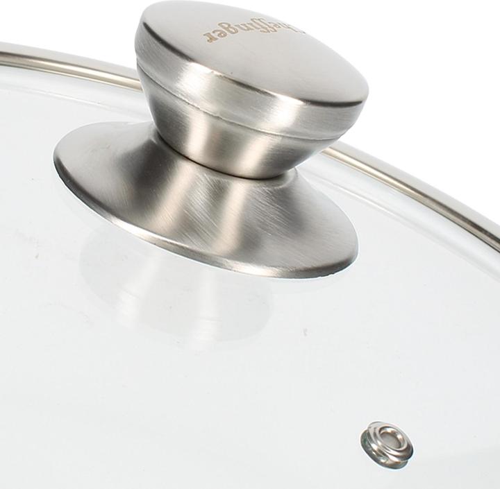 Produktbild Cheffinger Premium Sauter Pfanne mit Deckel 28cm (28 cm, Bratpfanne, Edelstahl)