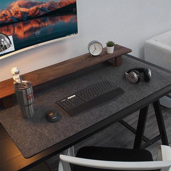 Produktbild JTI Schreibtischunterlage - 80 x 40 cm - dunkelgrau