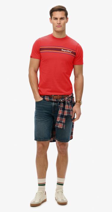 Produktbild Superdry Lässiges Venue T-Shirt mit Streifen und Logo (S)