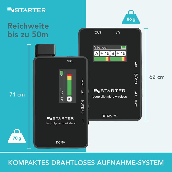 Actual product image Wiltec Loop Clip Micro Wireless Kit3 – 3.5