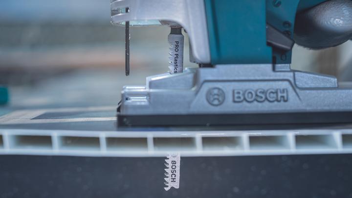 Actual product image Bosch Professional Zubehör PRO Plastics PVC clean T102H Jigsaw blade, 100 mm, 3 pcs.