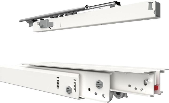 Actual product image Fulterer FR 777A Sliding runner, length 600 mm, white powder-coated steel