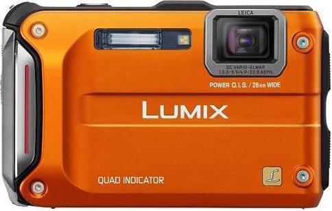 Produktbild Panasonic Lumix FT4, 12MP, 4.6xZoom, Wasserfest, GPS Orange (1/2,3'')