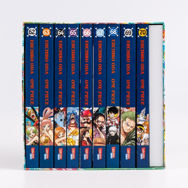 Immagine prodotto One Piece Sammelschuber 7: Fishman Island (inklusive Band 62-70) (Tedesco, Eiichiro Oda, 2025)