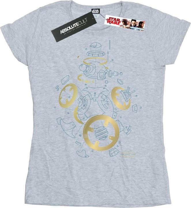 Star Wars The Last Jedi BB8 Deconstructed TShirt (XXL)
