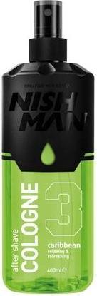 Image du produit Nishman Lemon Cologne Désinfectant à 70% d'Alcool (Baume après-rasage, 400 ml)