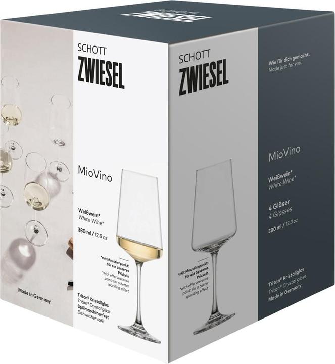 Actual product image Schott Zwiesel Verre à vin blanc MioVino 2 4 pièces (38 cl, 4 Glasses, White wine glasses)