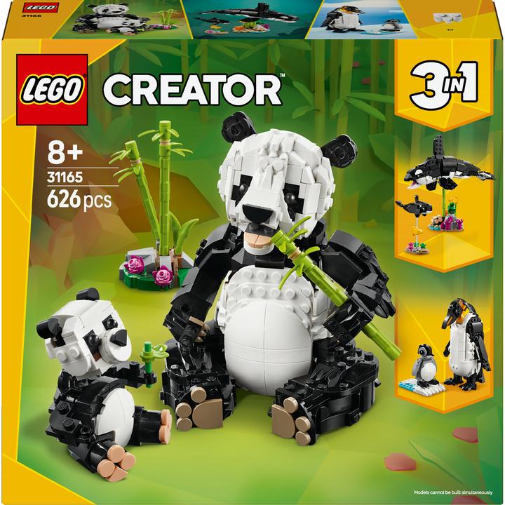 Produktbild LEGO Wilde Tiere: Pandafamilie (31165, LEGO Creator 3-in-1)