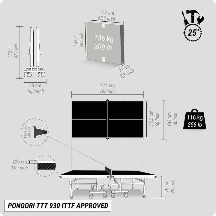 Actual product image Pongori TTT 930