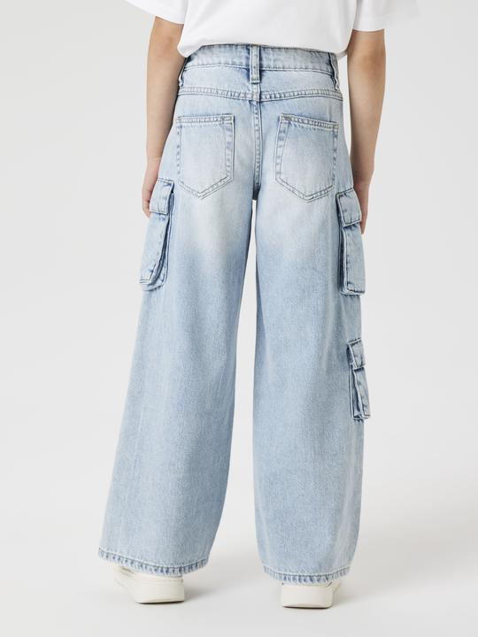 Actual product image Name it NKFBELLA WIDE CARGO JEANS 8772-BE NOOS (140)