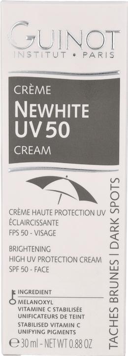 Actual product image Guinot Newhite Brightening UV Shield SPF50 30ml (Sun cream face, SPF 50, 30 ml)