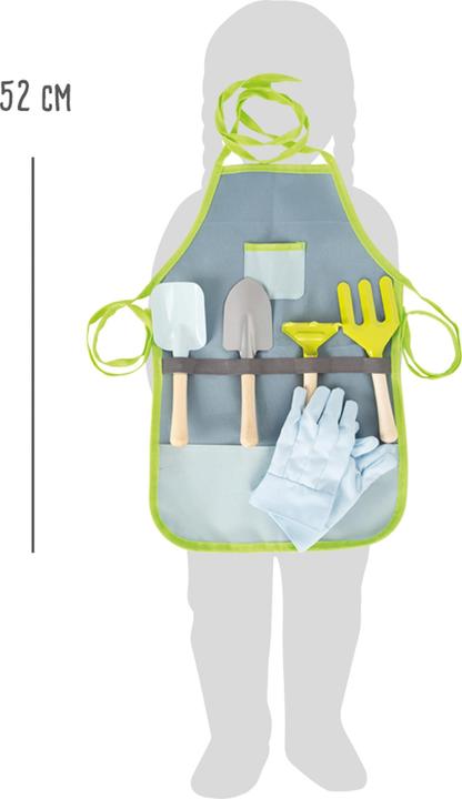 Actual product image small foot Garden apron with garden tools