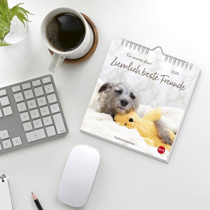 Actual product image Ziemlich beste Freunde Postkartenkalender 2026 - Für immer dein (Hardcover, German)