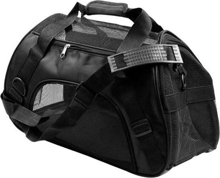 JTI Haustiertasche - Schwarz (Katze, Hund, Atmungsaktiv)