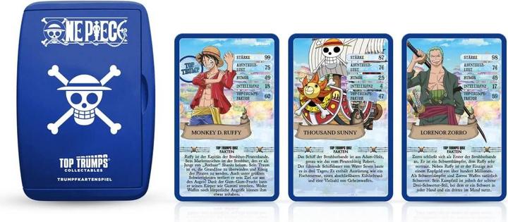 Actual product image Winning Moves Top Trumps One Piece Collectables, card game, from 2 players, from 8 years (DE edition) (German)