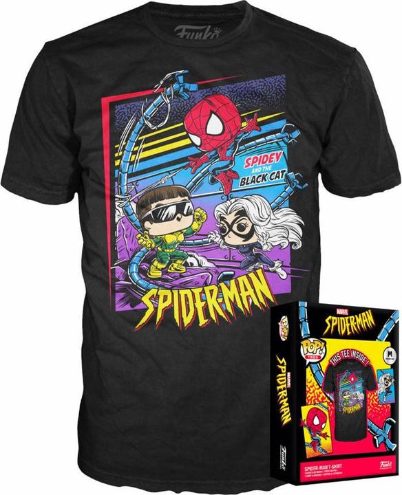 Funko Marvel Boxed Tee T-Shirt Spidey Cat Doc Grösse S (S)