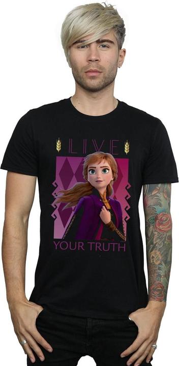 Immagine prodotto Disney Frozen 2 Anna Live Your Truth Maglietta Uomo (L)