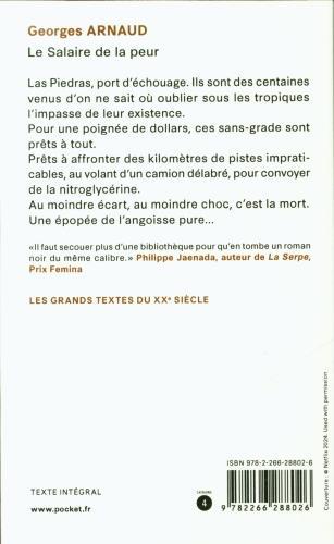 Image du produit Le salaire de la peur (Français, Arnaud Georges, 2024)