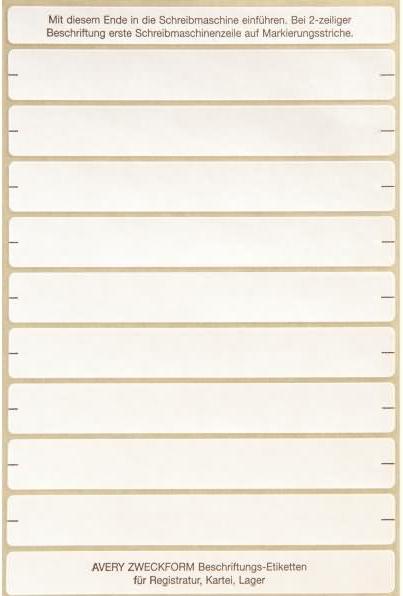 Actual product image Avery Zweckform Permanent, self-adhesive paper labels