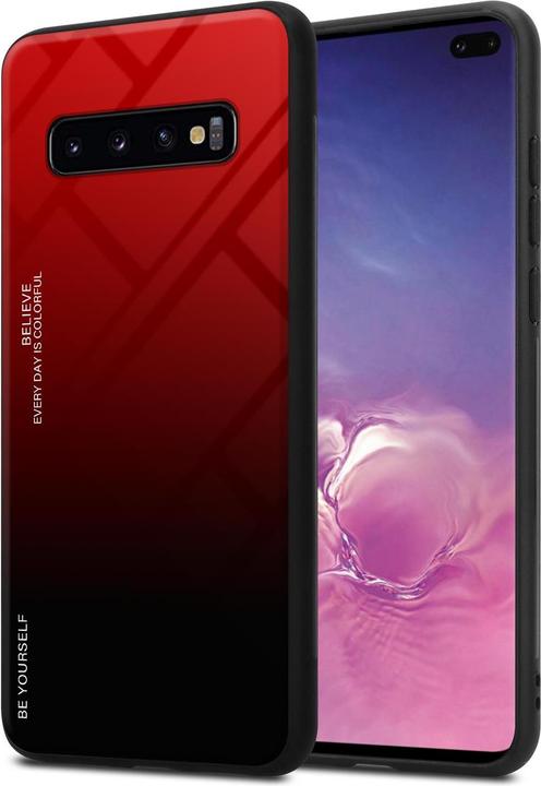 Produktbild Cadorabo TPU 2 Farben Glas Cover (Samsung Galaxy S10+)