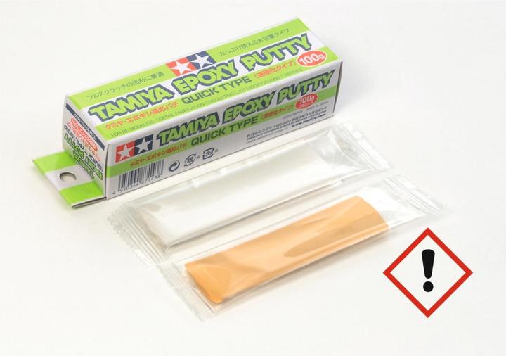 Produktbild Tamiya Epoxy Spachtelmasse Quick Type 100g 2K