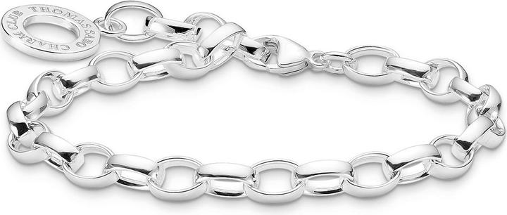 Thomas Sabo Bracciale Charm Classic Grande (20 cm, Argento)