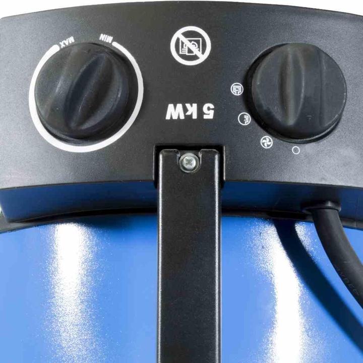 Actual product image Güde Electric heater 5 kW / 400 V high voltage with thermostat & overheating protection (5000 W)