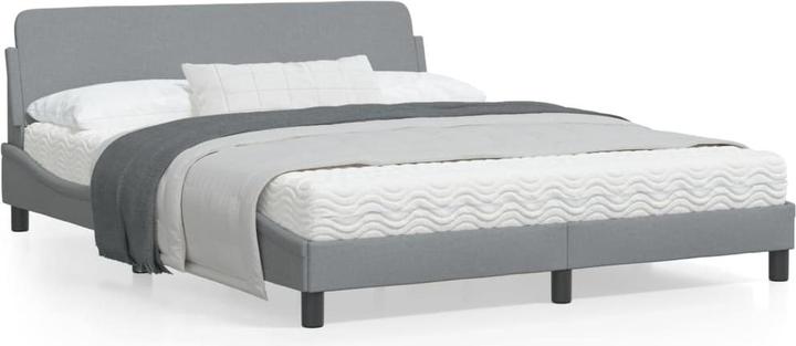 Produktbild VidaXL Bettgestell mit Kopfteil Stoff (160 x 200 cm)