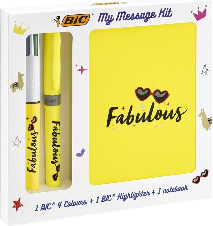 Image du produit Bic Stationery Box Fabulous (Blanc, Jaune, 1 x)