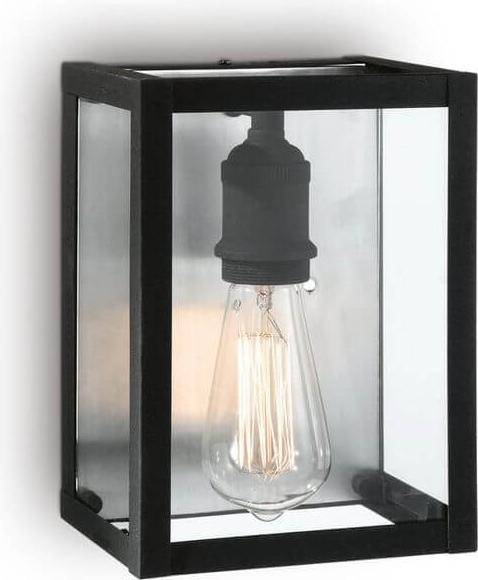 Actual product image Ideal lux IGOR wall light E27 dimmable black 092836 (E27)