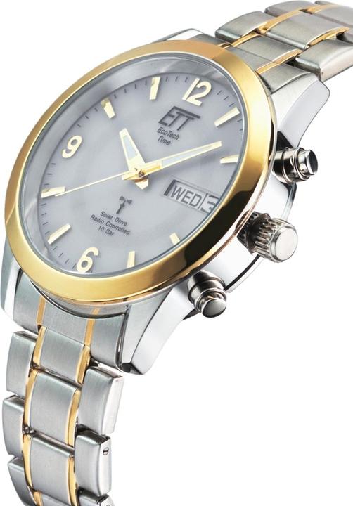 Produktbild ETT EGS-11253-12M Solar Drive Funkuhr Gobi Herrenuhr 40mm 10ATM (Funkuhr, Analoguhr, 40 mm)