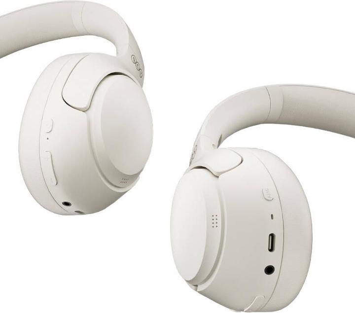 Actual product image QCY Słuchawki bezprzewodowe H3 (białe) (ANC, 60 h, Cable)