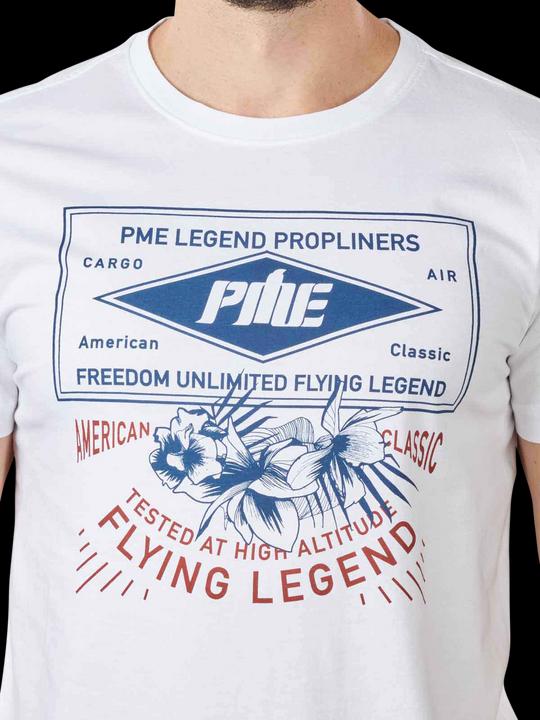 Actual product image Pme Legend Short Sleeve Jersey T-Shirt Crew Neck Bright Whit (XL)