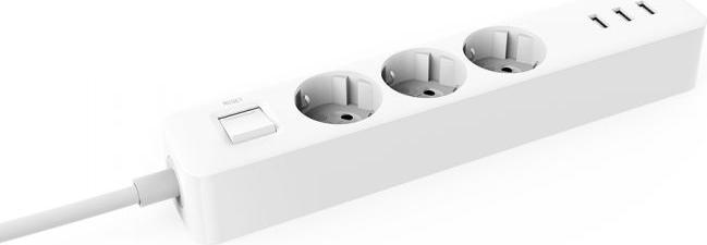 Image du produit Xiaomi Bâti de prises MI NRB4030GL (3 × prise, 16 A, 1,4 m, couleur blanche) (3 x, CEE 7/16, 1.40 m)