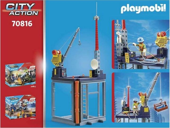 Actual product image Playmobil 70816 Starter set construction site with winch (70816, Playmobil City Action)