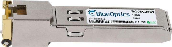 Actual product image CBO Alcatel-Lucent iSFP-GIG-T Compatible BlueOptics SFP BO08C28S1