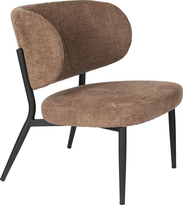 Zuiver Sanne Lounge Chair Orange Grey