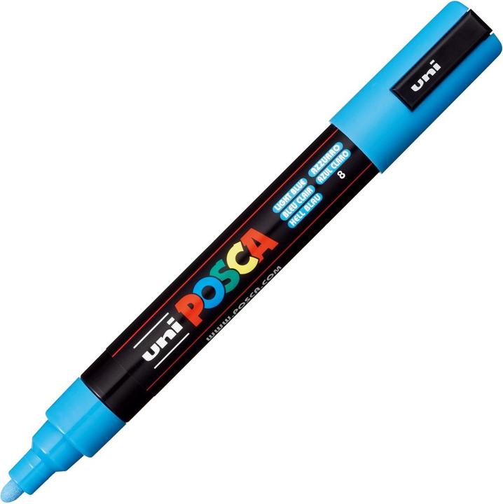 Productafbeelding Posca Medium merk PC-5M (Blauw, 2.50 mm, 1 x)