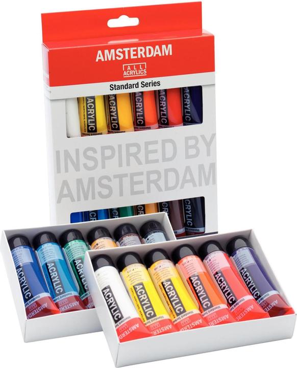 Actual product image Amsterdam Acrylic paint starter set (Multicoloured, 20 ml)