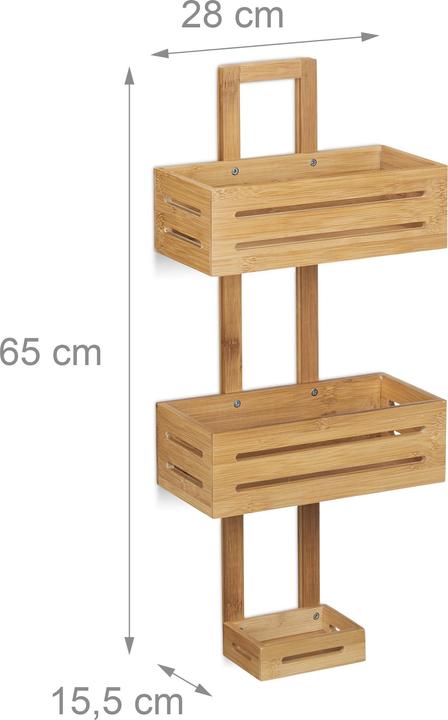 Image du produit Relaxdays Bambou (28 x 15.5 x 65 cm)