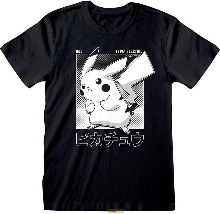 Actual product image Heroes Inc Pokemon T-Shirt Halftone Pikachu (XL) (XL)