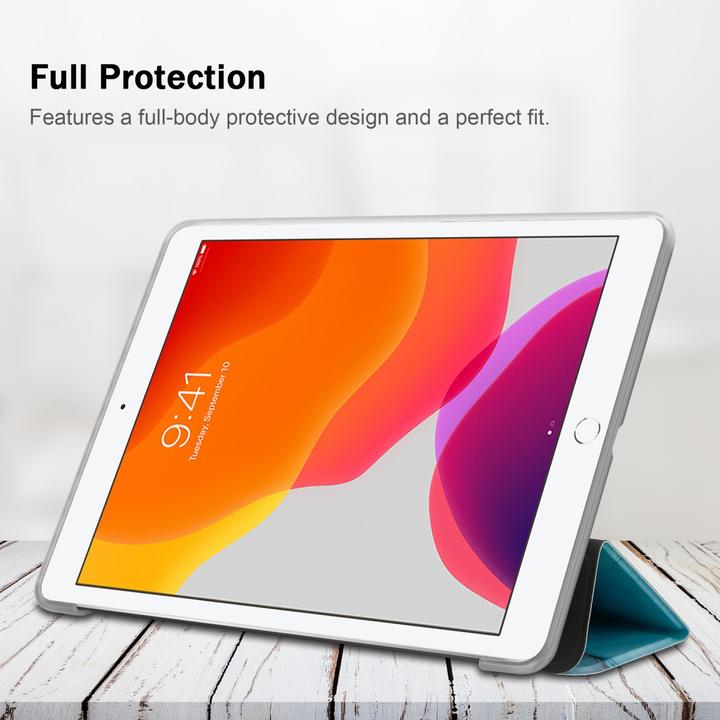 Actual product image Cadorabo Tablet Case Book Tablet Bunter Marmor (iPad Pro 10.5)