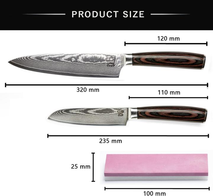 Produktbild Zeuß Damastmesser (20 cm)