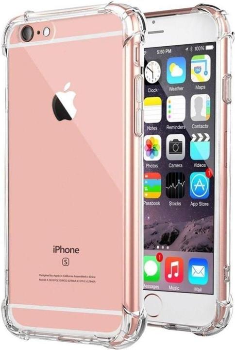 Actual product image Screenguard Apple iPhone 6S Plus Case Crystal Soft Airbag Bumper (Apple iPhone 6s Plus)
