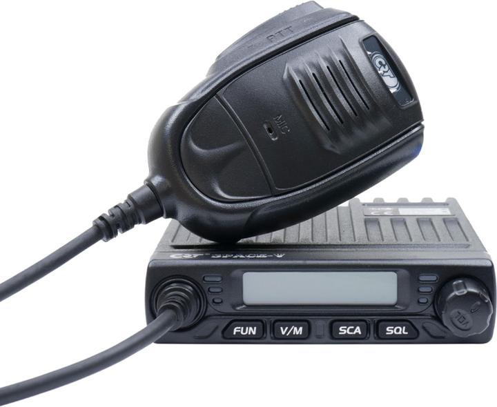 Produktbild CRT Alpha UKW-Radio CRT SPACE V 136–174 MHz, 199 Kanäle, programmierbar am PC, 13,8 V DC, Talk Around, Scan, S